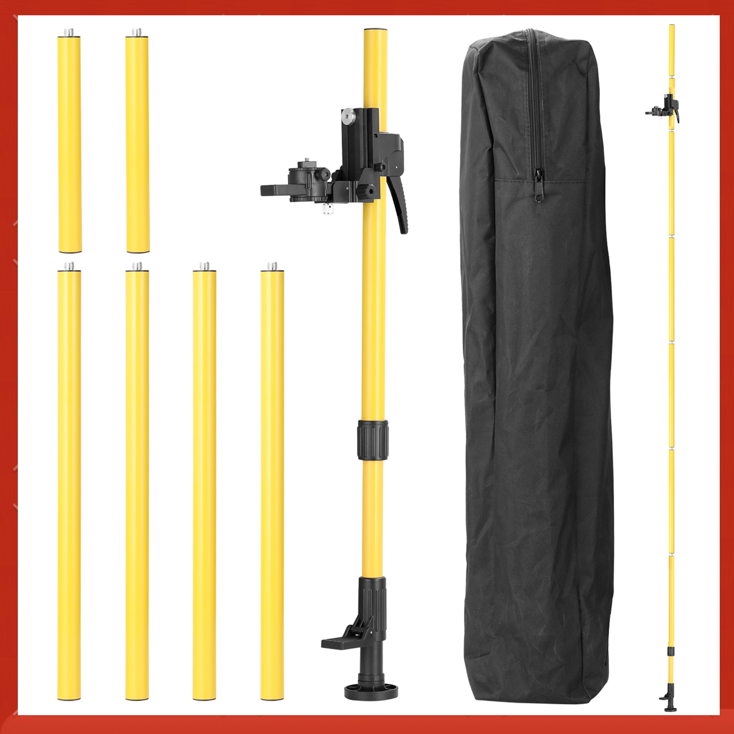 Level Laser Line - Max 4.2m Height Adjustable Line Leveler