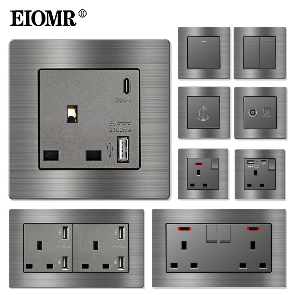 Home Improvement Uk - EIOMR UK Standard Wall Socket 13A
