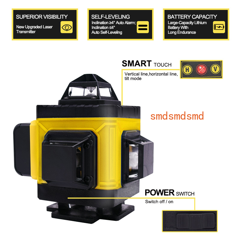 16 Lines 4D Laser Level Horizo - Level Laser Line บทวิจารณ์และราคา