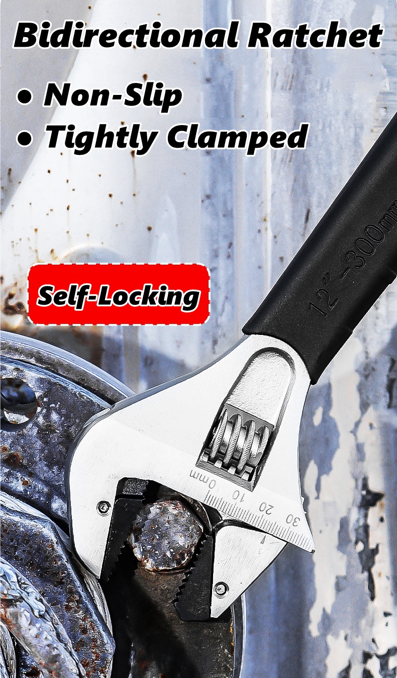 Adjustable Ratchet Wrench Non- - Pipe Wrench Adjustable บทวิจารณ์และราคา