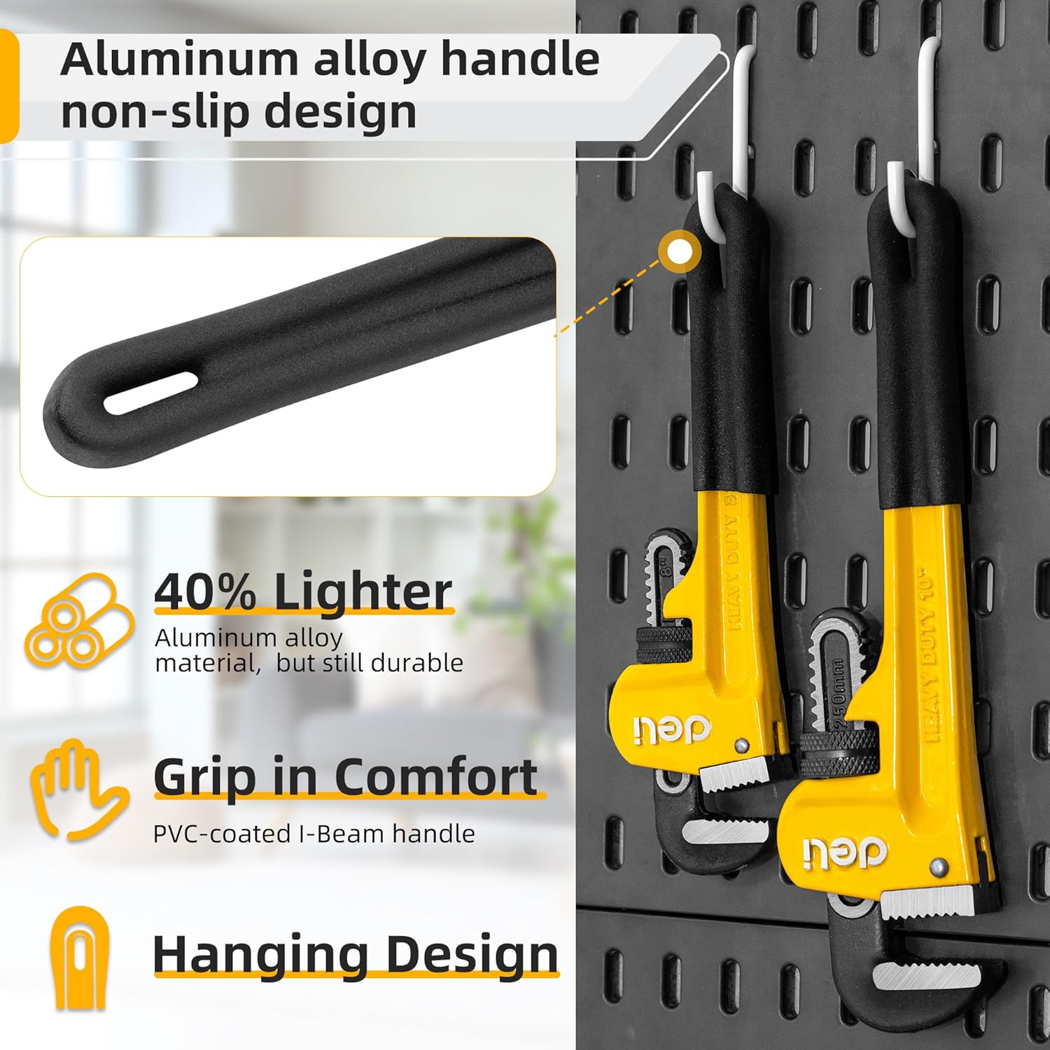 14-Inch Heavy Duty Straight Pi - Pipe Wrench Adjustable บทวิจารณ์และราคา