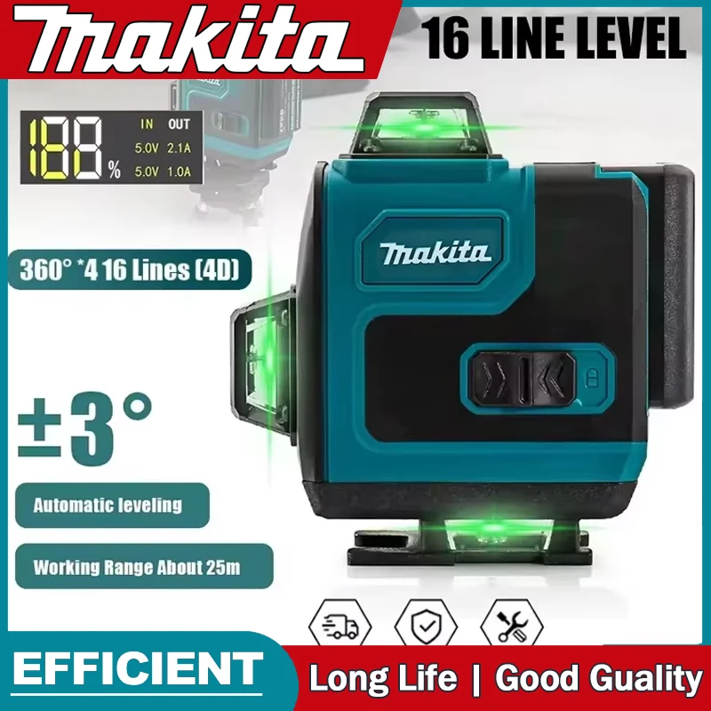 Makita High-Precision Green Li - Level Laser Line บทวิจารณ์และราคา