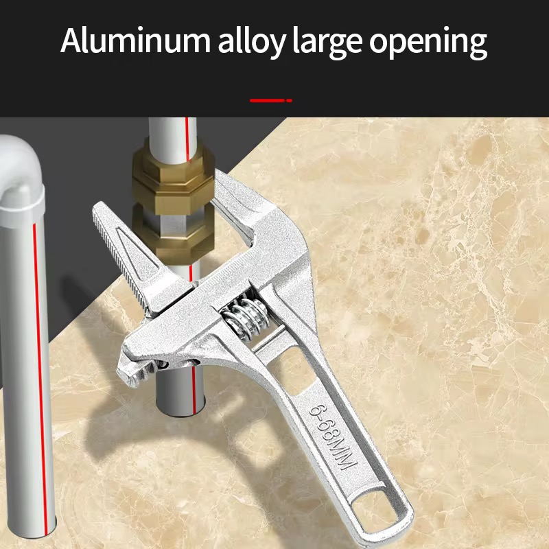 1PC 6-68mm Universal Repair Se - Pipe Wrench Adjustable บทวิจารณ์และราคา