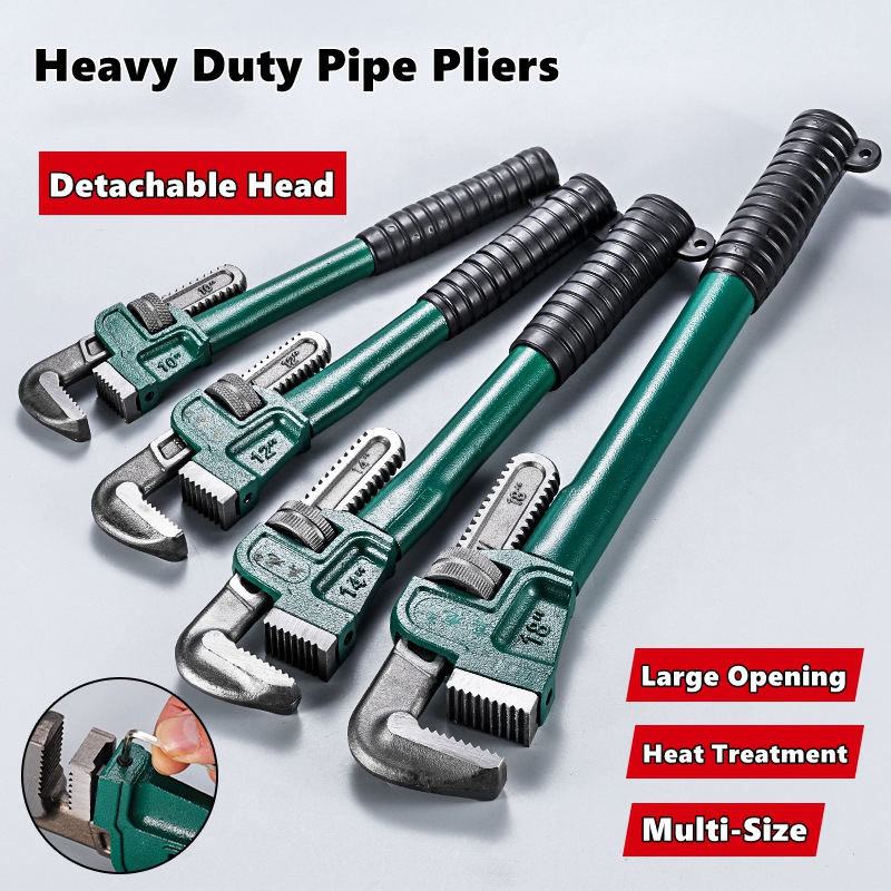 Heavy Duty Carbon Steel Straig - Pipe Wrench Adjustable บทวิจารณ์และราคา