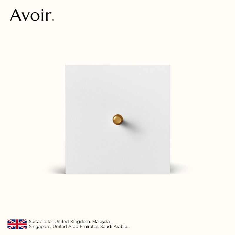 Avoir Matte White Toggle Switc - Home Improvement Uk บทวิจารณ์และราคา