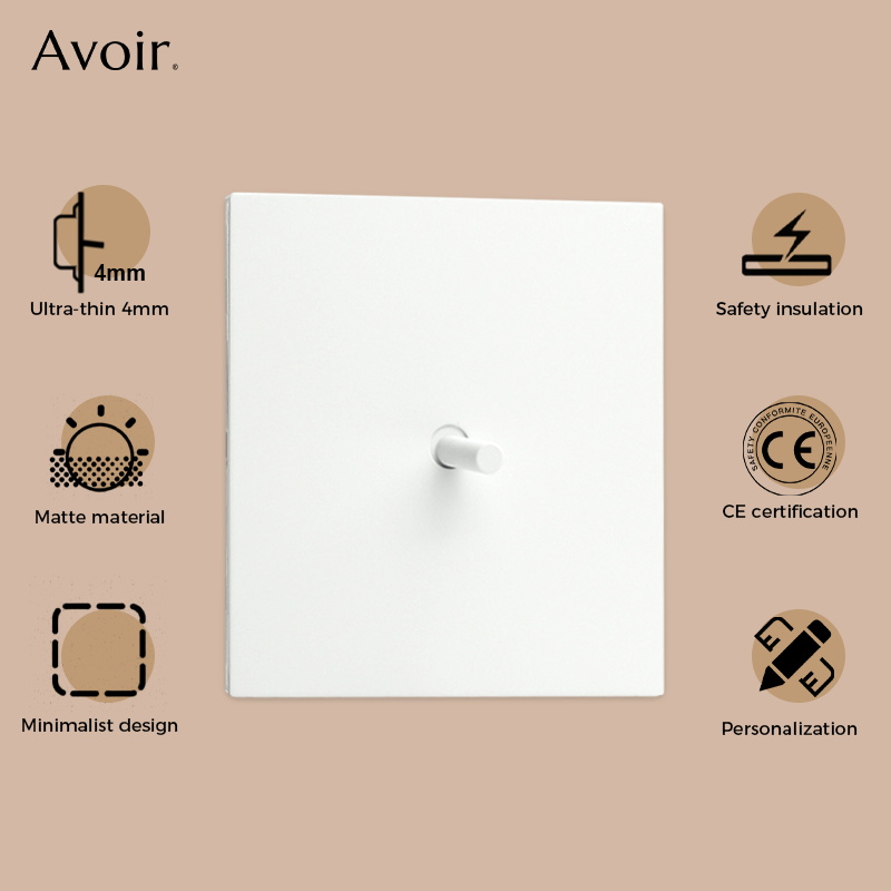 Avoir White Wall Light Switche - Home Improvement Uk บทวิจารณ์และราคา