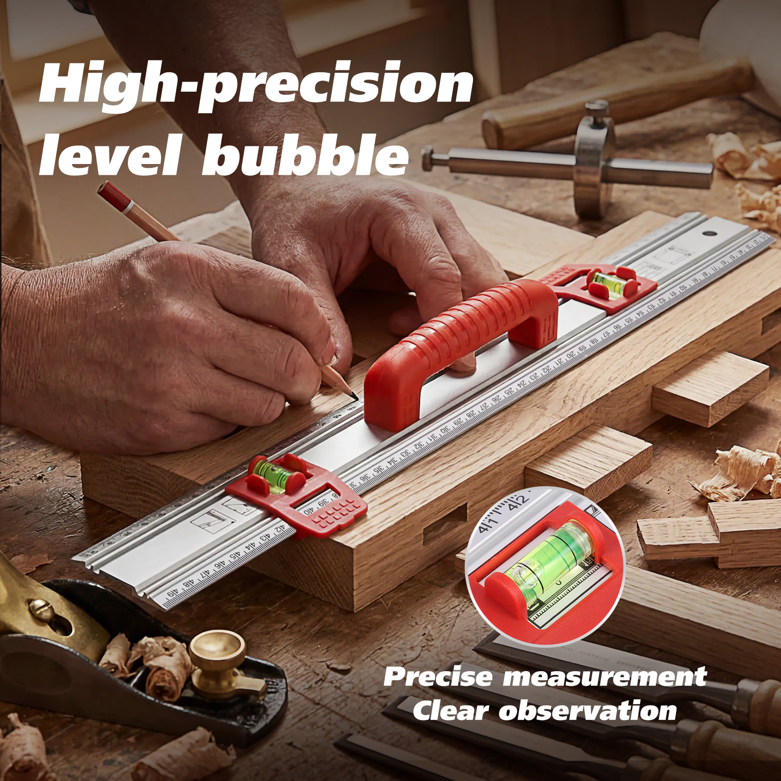 19.7inch Level Ruler Aluminum  - Home Improvement Guide บทวิจารณ์และราคา