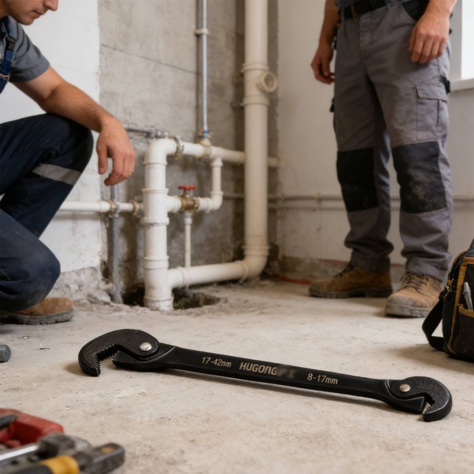Multifunction Pipe Wrench Rust - Pipe Wrench Adjustable บทวิจารณ์และราคา