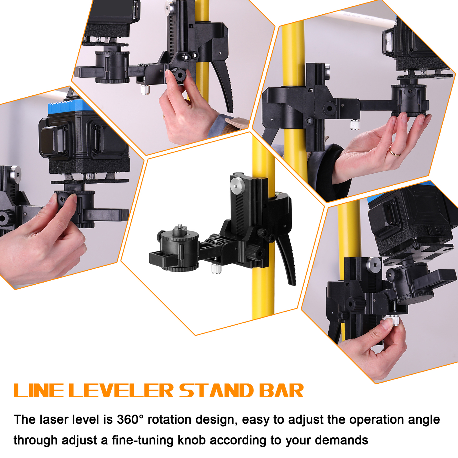 Max 4.2m Height Adjustable Lin - Level Laser Line บทวิจารณ์และราคา