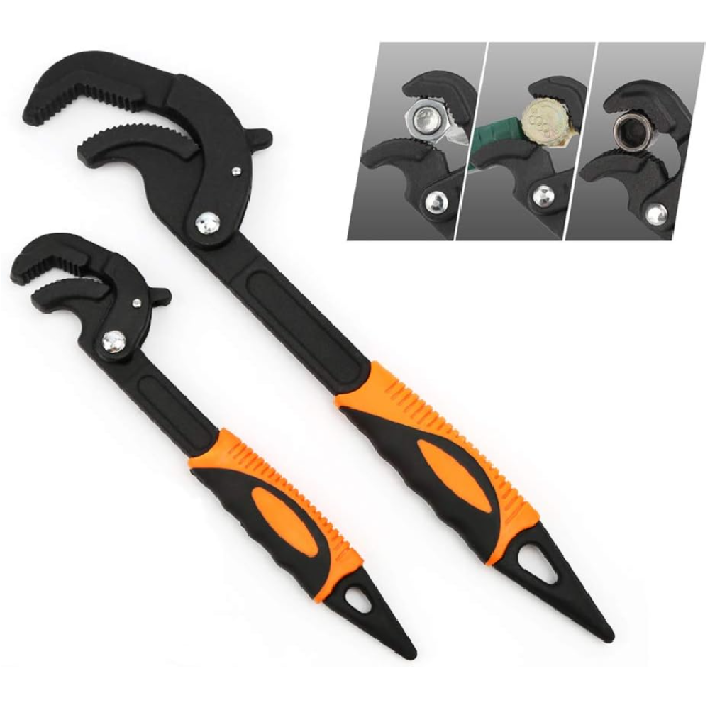 2pcs Multi-function Magic Wren - Pipe Wrench Adjustable บทวิจารณ์และราคา