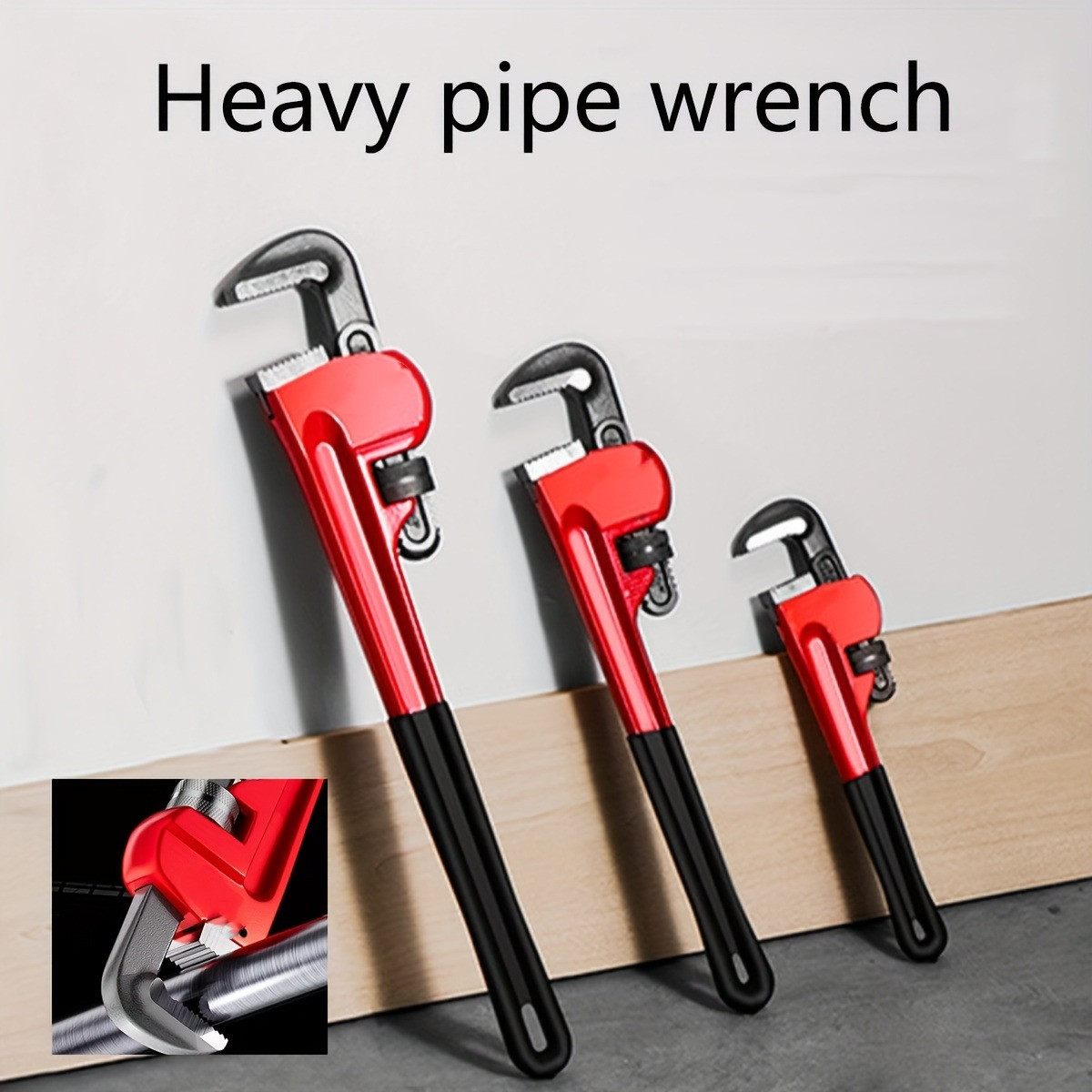 8 inch/10 inch/12 inch Heavy-D - Pipe Wrench Adjustable บทวิจารณ์และราคา