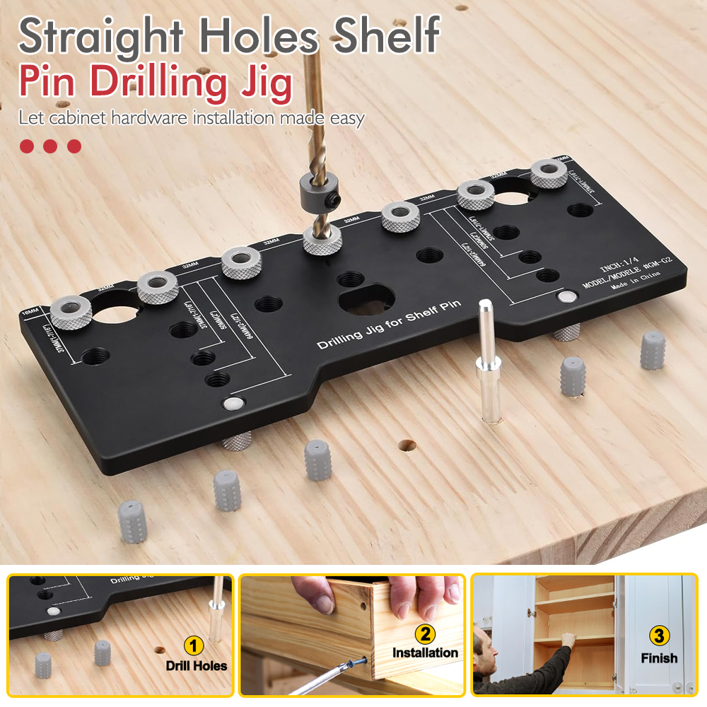 1/4 Inch Shelf Pin Jig, Alumin - Home Improvement Guide บทวิจารณ์และราคา