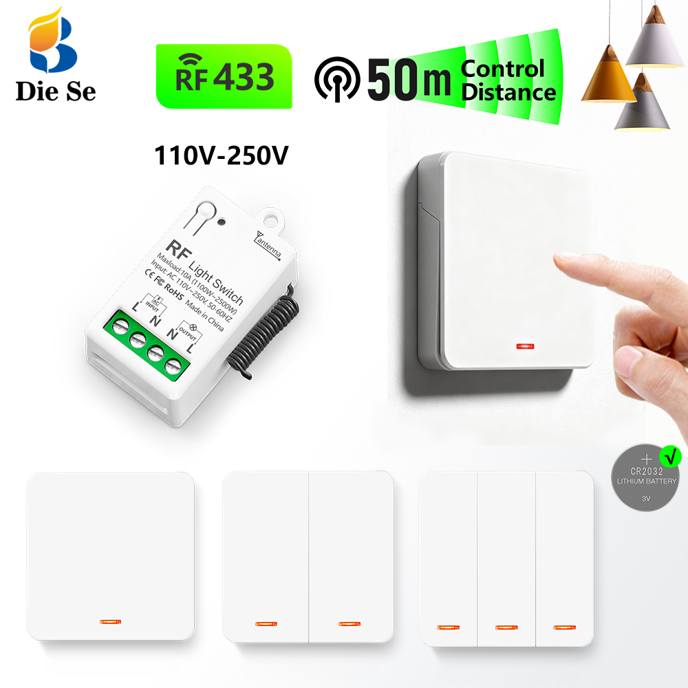 433MHz Wireless AC Light Switc - Home Improvement Loan บทวิจารณ์และราคา