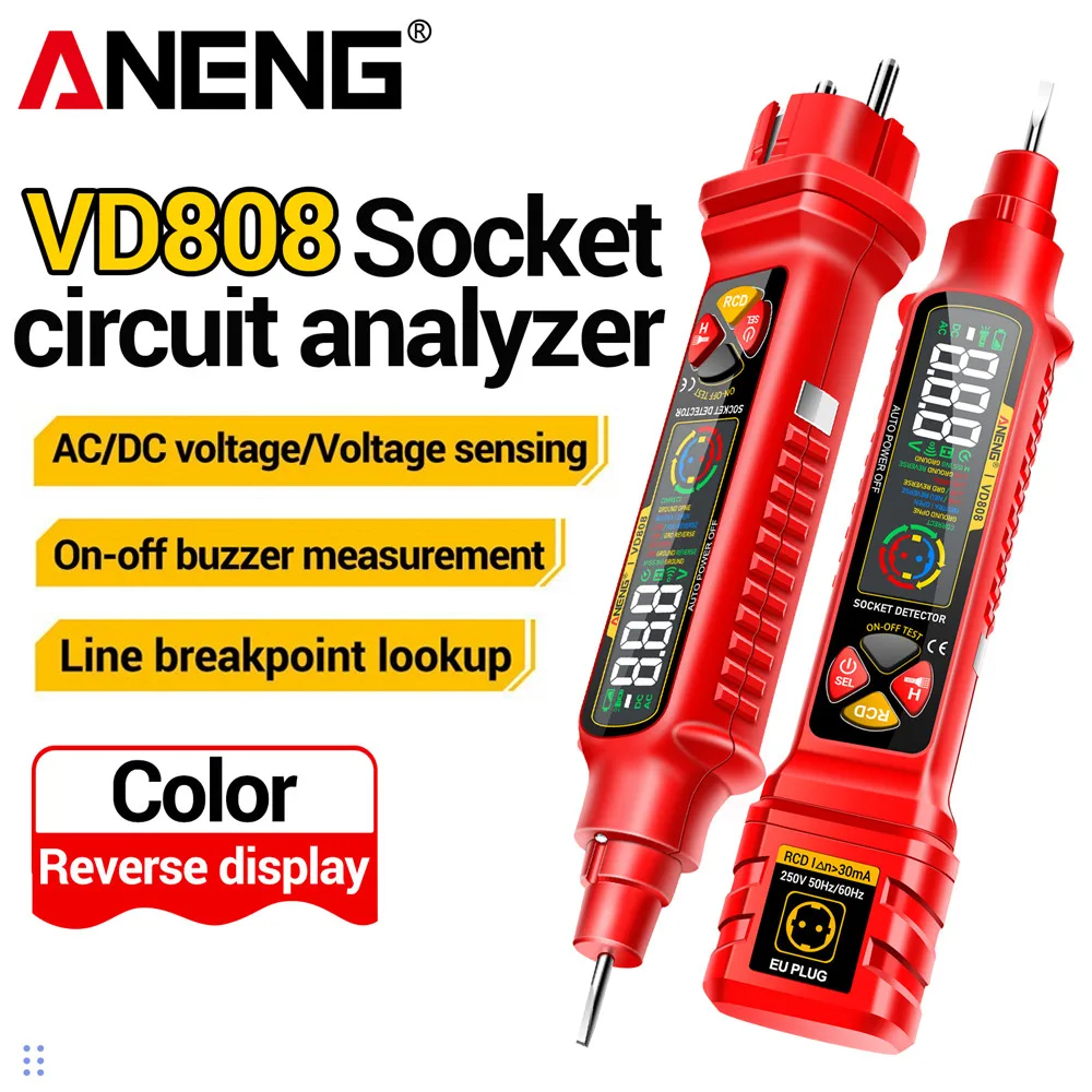 ANENG VD808 Socket Circuit Ana - Circuit Breaker Finder บทวิจารณ์และราคา