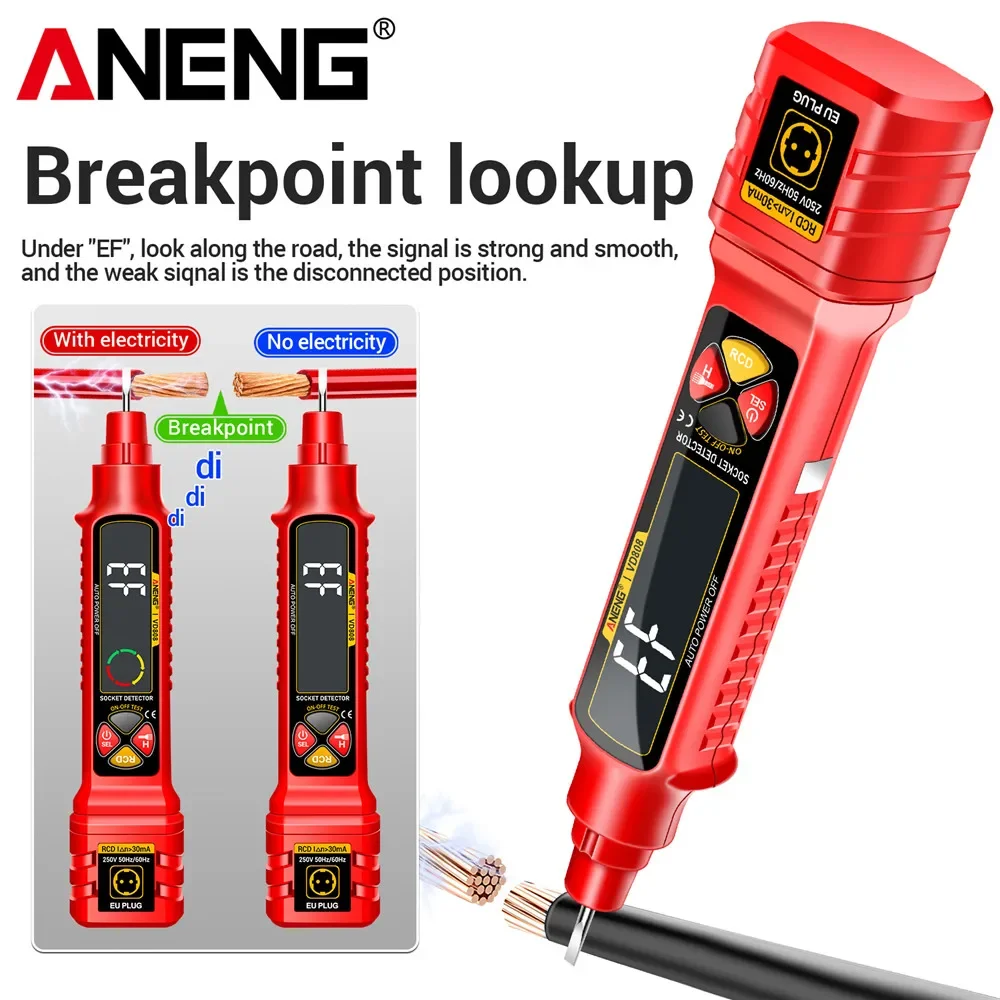 ANENG VD808 Socket Circuit Ana - Circuit Breaker Finder บทวิจารณ์และราคา