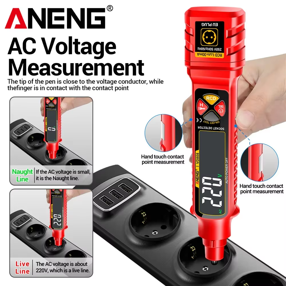 Socket Circuit Tester ANENG VD - Circuit Breaker Finder บทวิจารณ์และราคา
