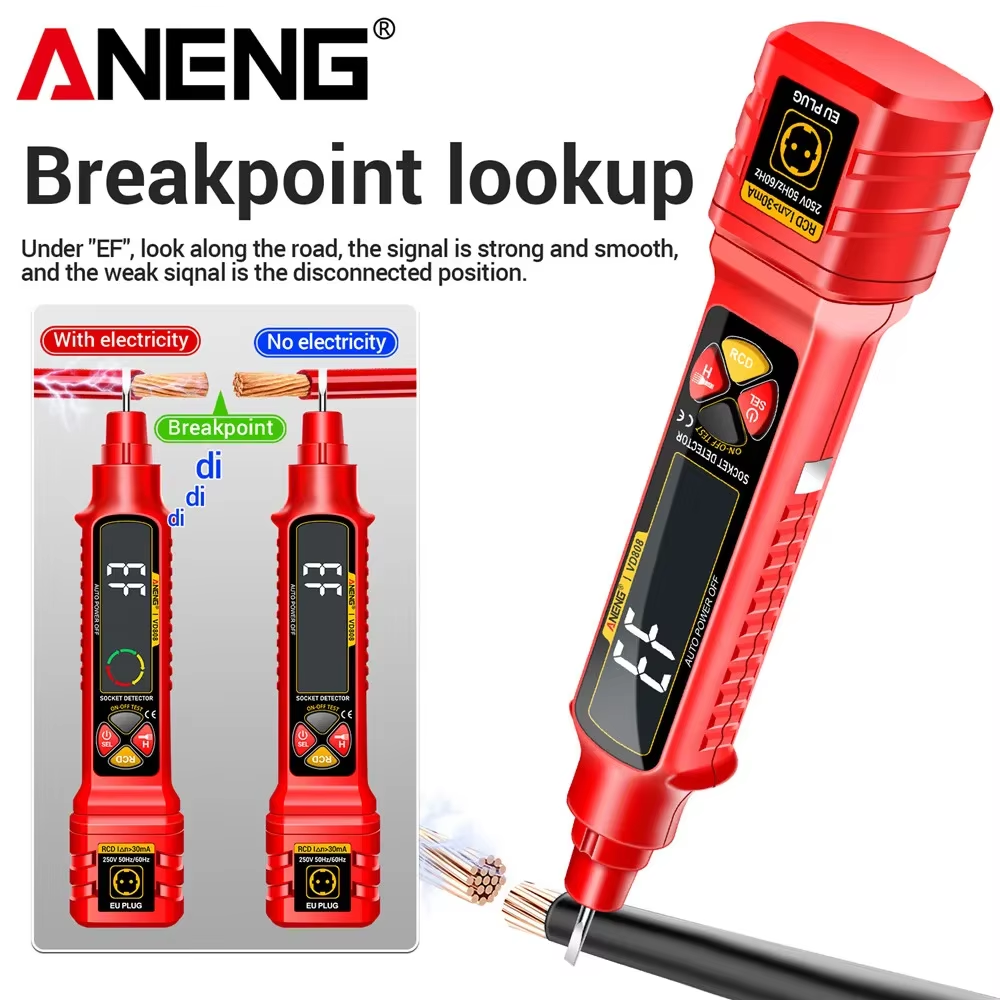 Socket Circuit Tester ANENG VD - Circuit Breaker Finder บทวิจารณ์และราคา