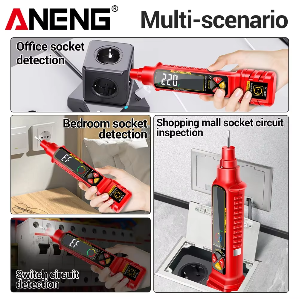 Socket Circuit Tester ANENG VD - Circuit Breaker Finder บทวิจารณ์และราคา