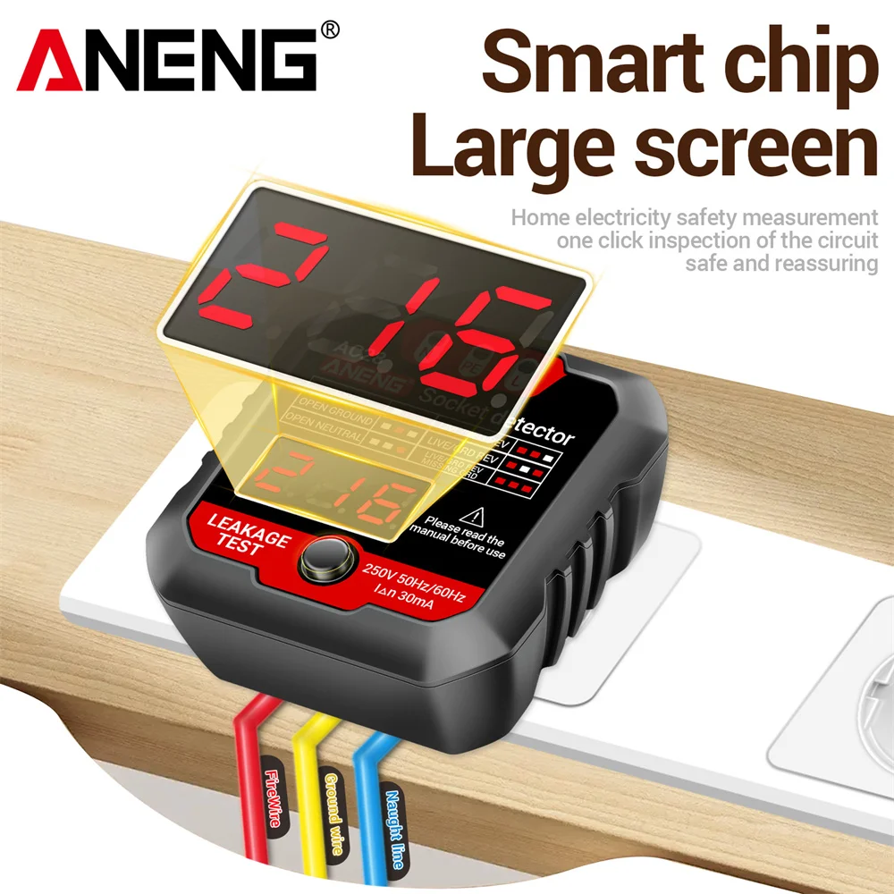 ANENG AC28 Digital Socket Powe - Circuit Breaker Finder บทวิจารณ์และราคา