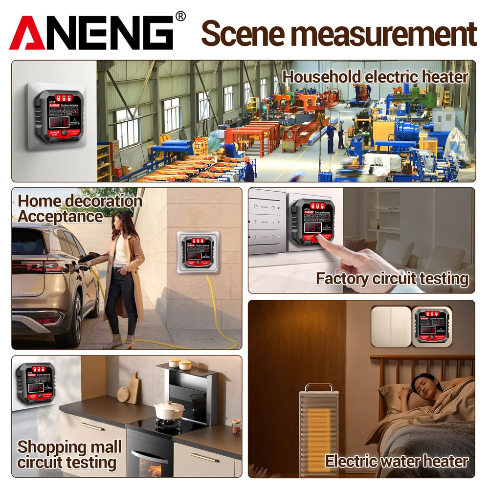 ANENG AC28 Digital Socket Powe - Circuit Breaker Finder บทวิจารณ์และราคา