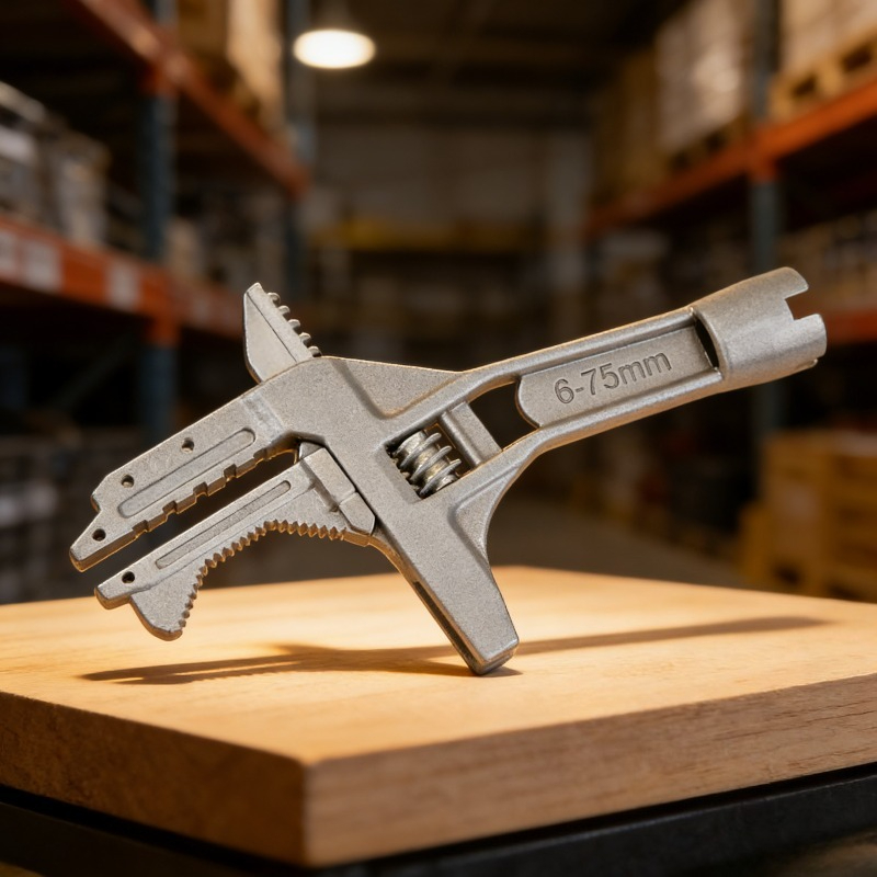1Pc Large Open 6-75mm Adjustab - Pipe Wrench Adjustable บทวิจารณ์และราคา
