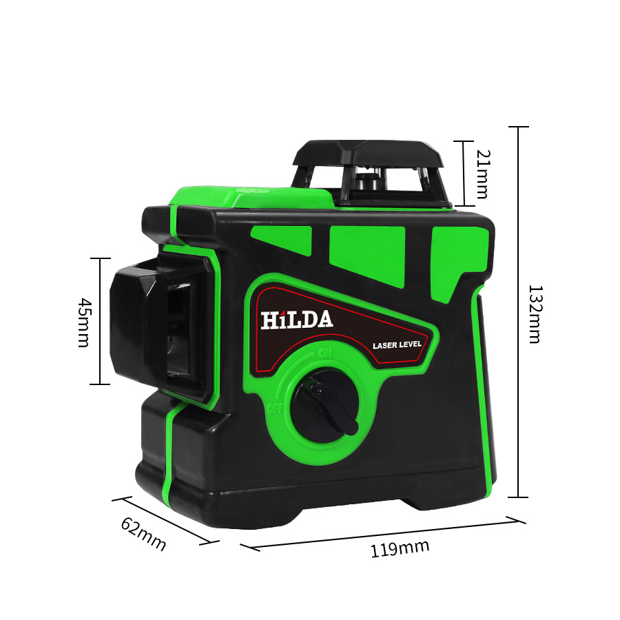 3D Green laser level 12 lines  - Level Laser Line บทวิจารณ์และราคา