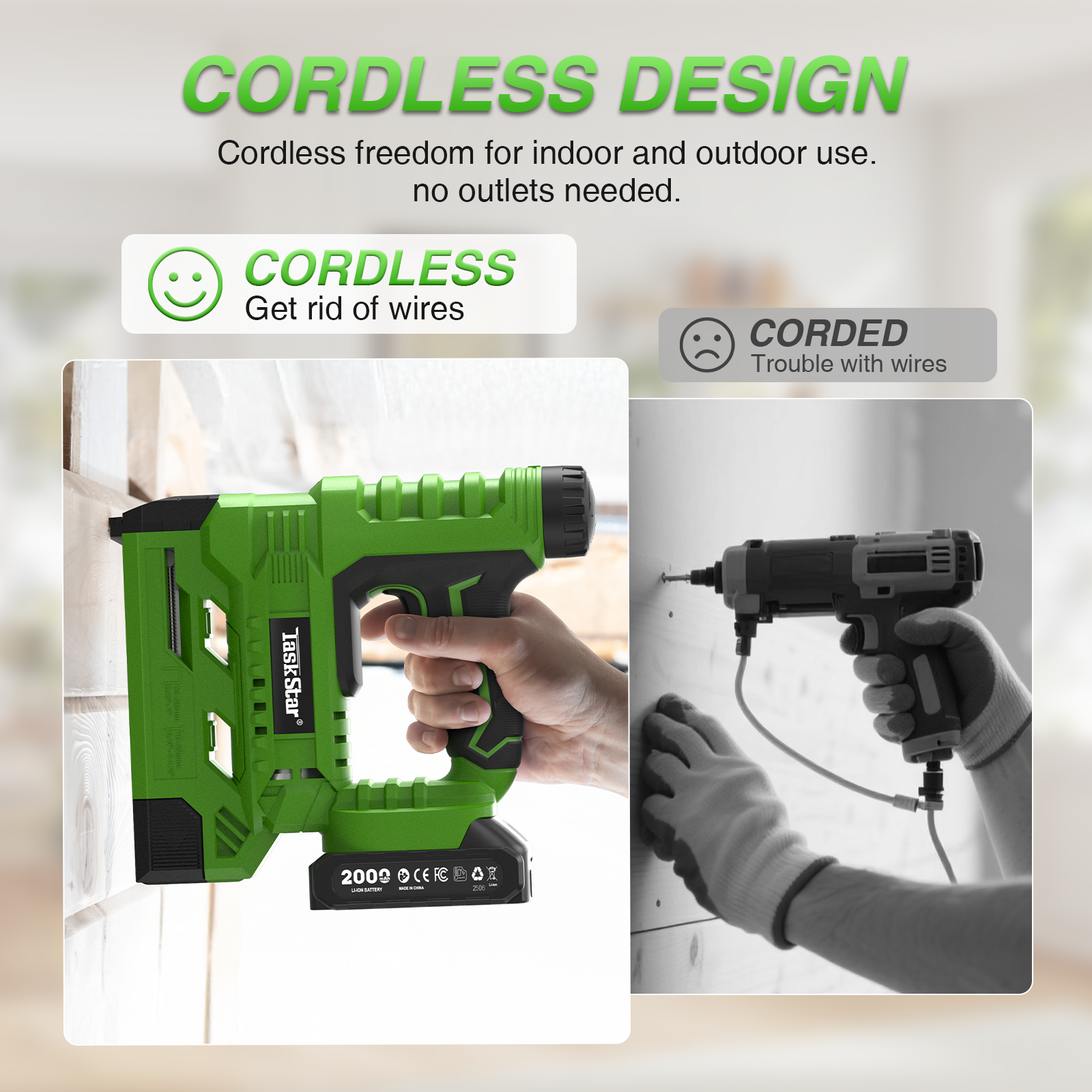 TaskStar Cordless Brad Nailer  - Home Improvement Loan บทวิจารณ์และราคา