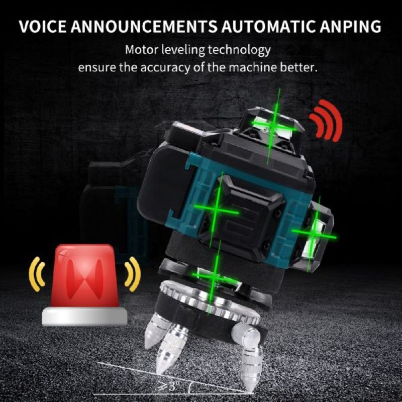 Digital 16 Line 4d Green Whole - Level Laser Line บทวิจารณ์และราคา