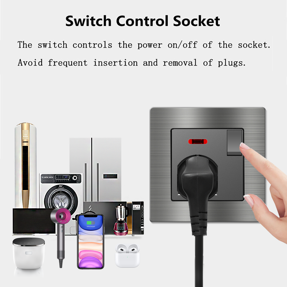 EIOMR UK Standard Wall Socket  - Home Improvement Uk บทวิจารณ์และราคา