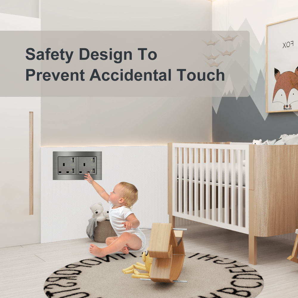 EIOMR UK Standard Wall Socket  - Home Improvement Uk บทวิจารณ์และราคา