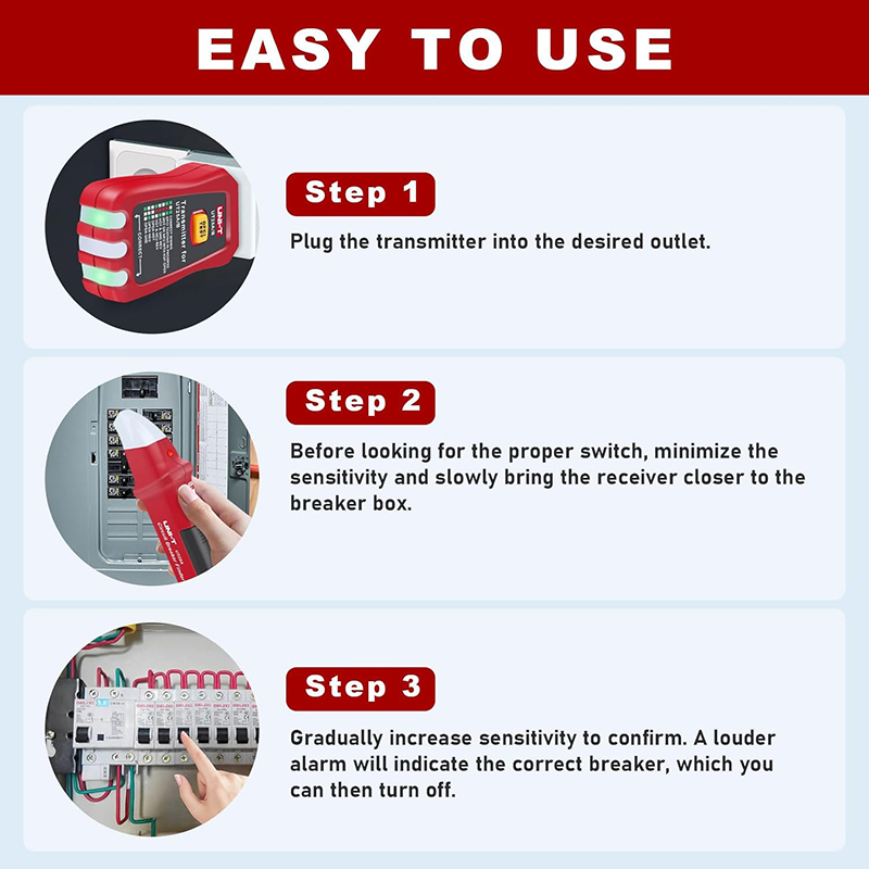 UNI-T AC Circuit Breaker Finde - Circuit Breaker Finder บทวิจารณ์และราคา
