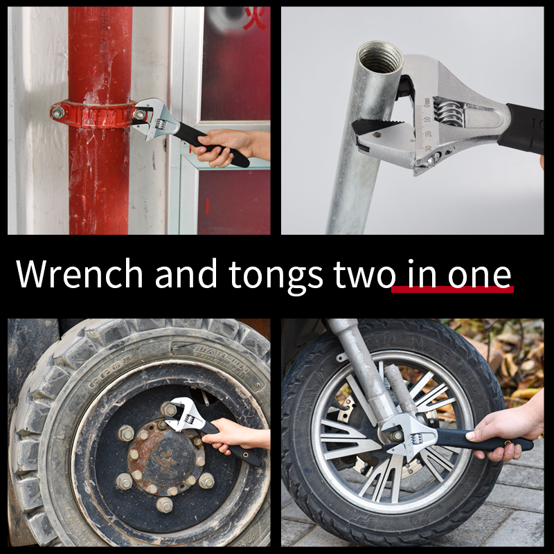 Adjustable Ratchet Wrench with - Pipe Wrench Adjustable บทวิจารณ์และราคา